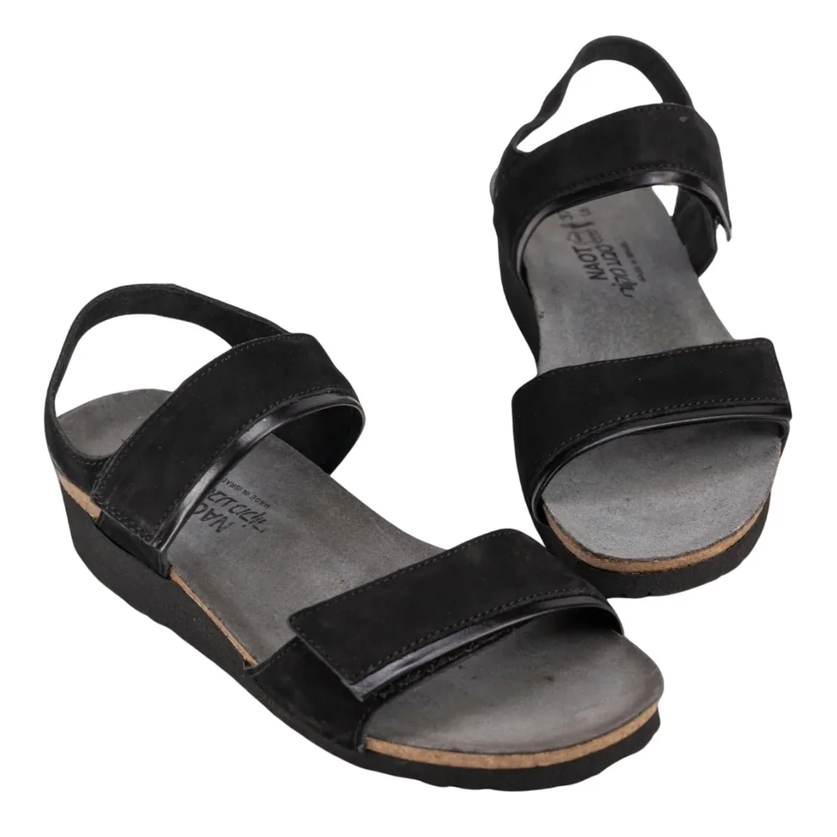Aisha | Velvet Nubuck/Madras | Black - Image 2