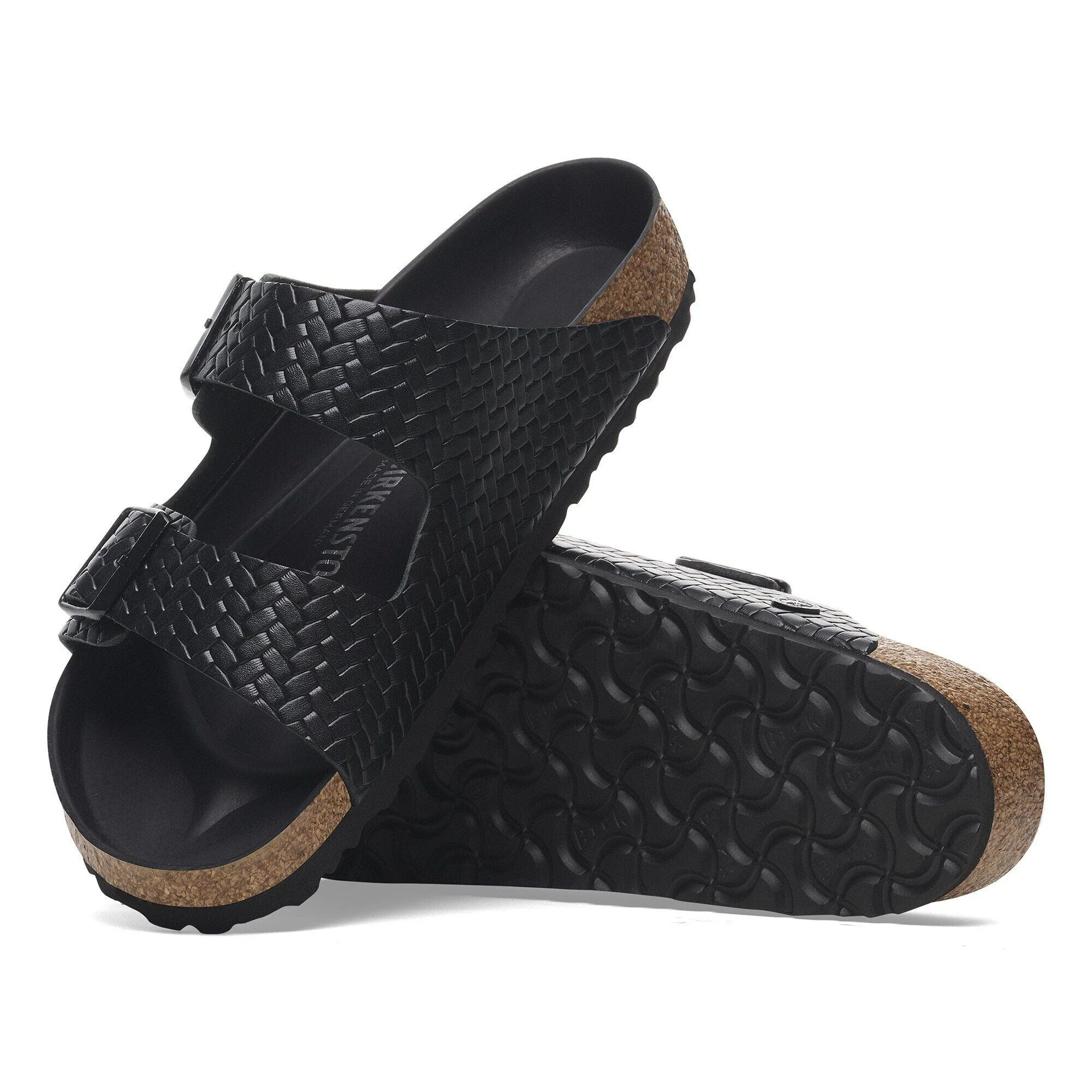 Arizona | Leather | Woven Embossed Black - Image 5
