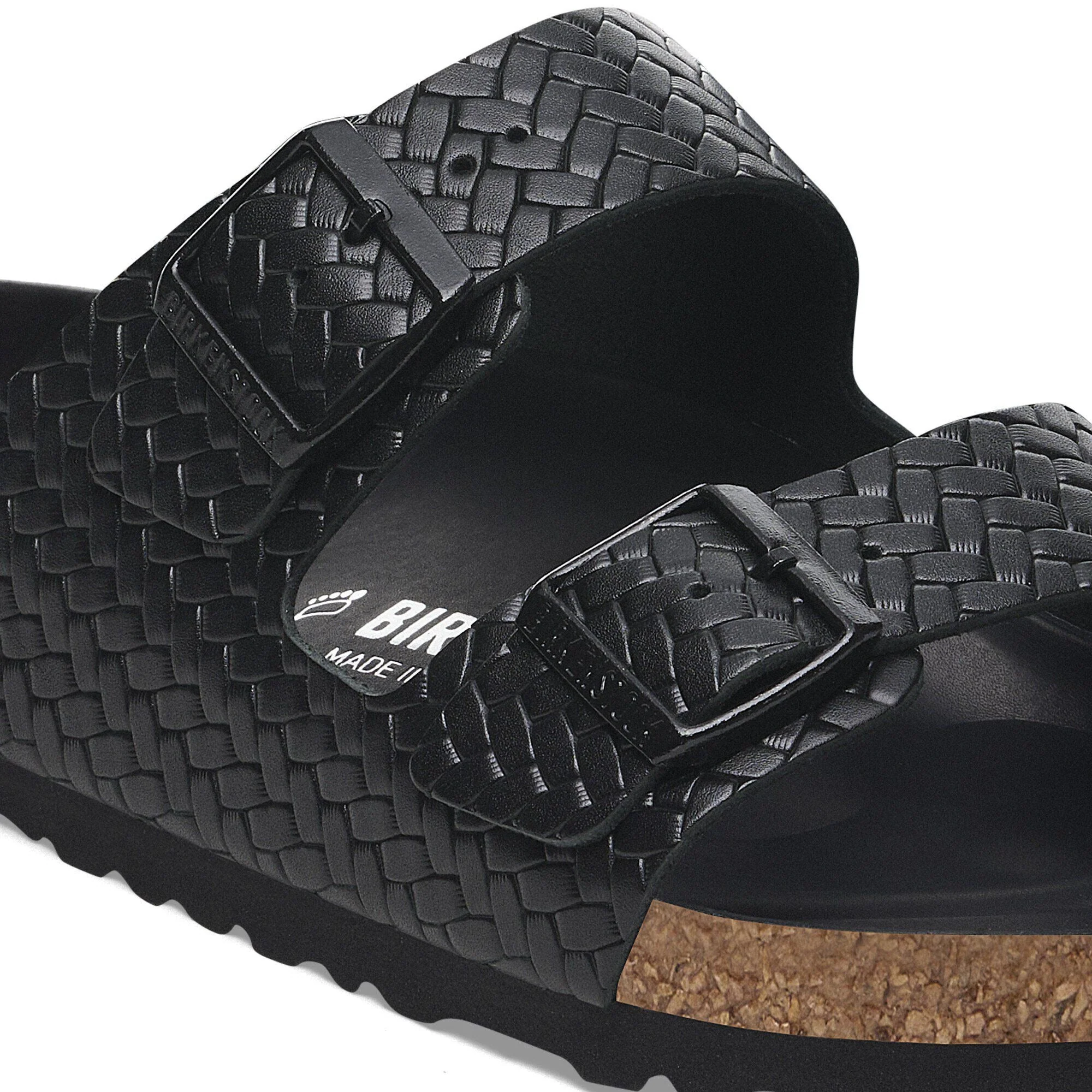 Arizona | Leather | Woven Embossed Black - Image 6