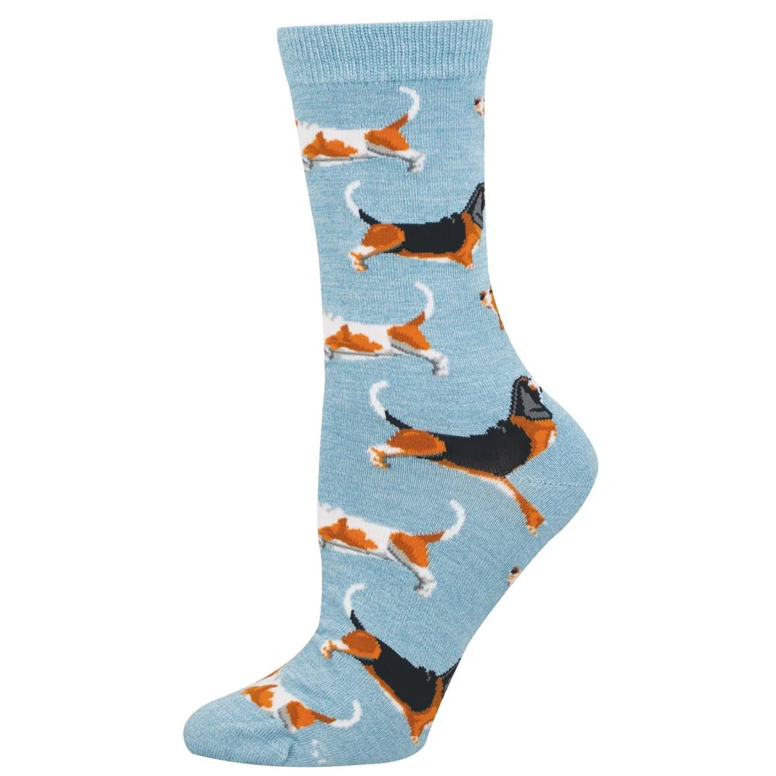 Basset Hounds | Bamboo | Women | Blue Heather