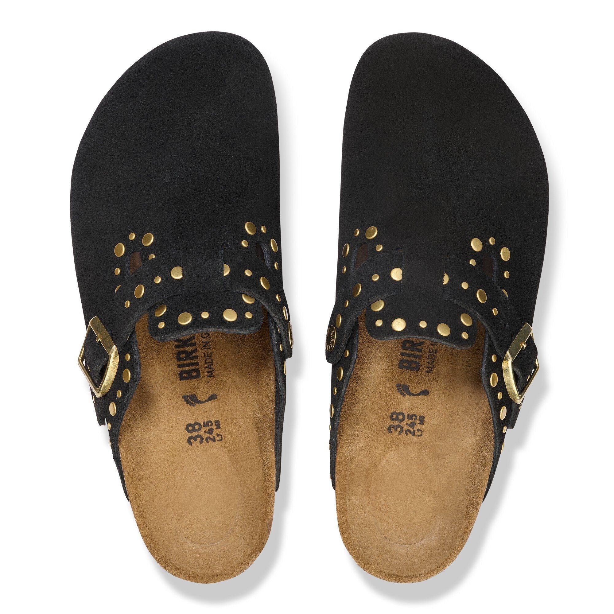 Boston Rivets | Suede | Black - Image 4