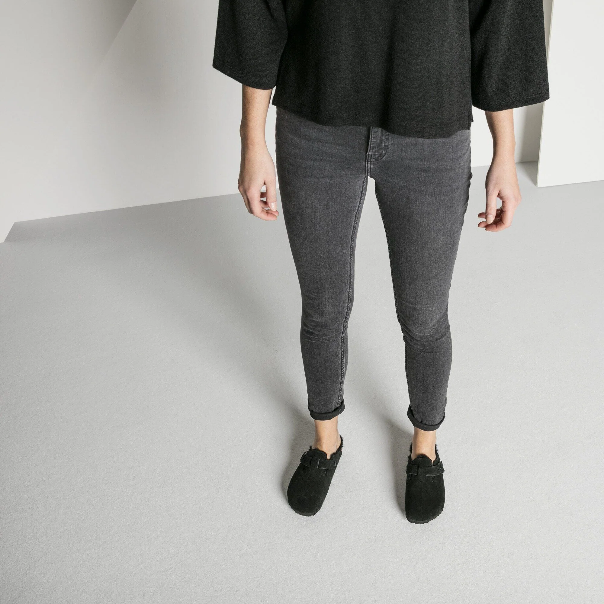 Boston Shearling | Suede | Black - Image 4