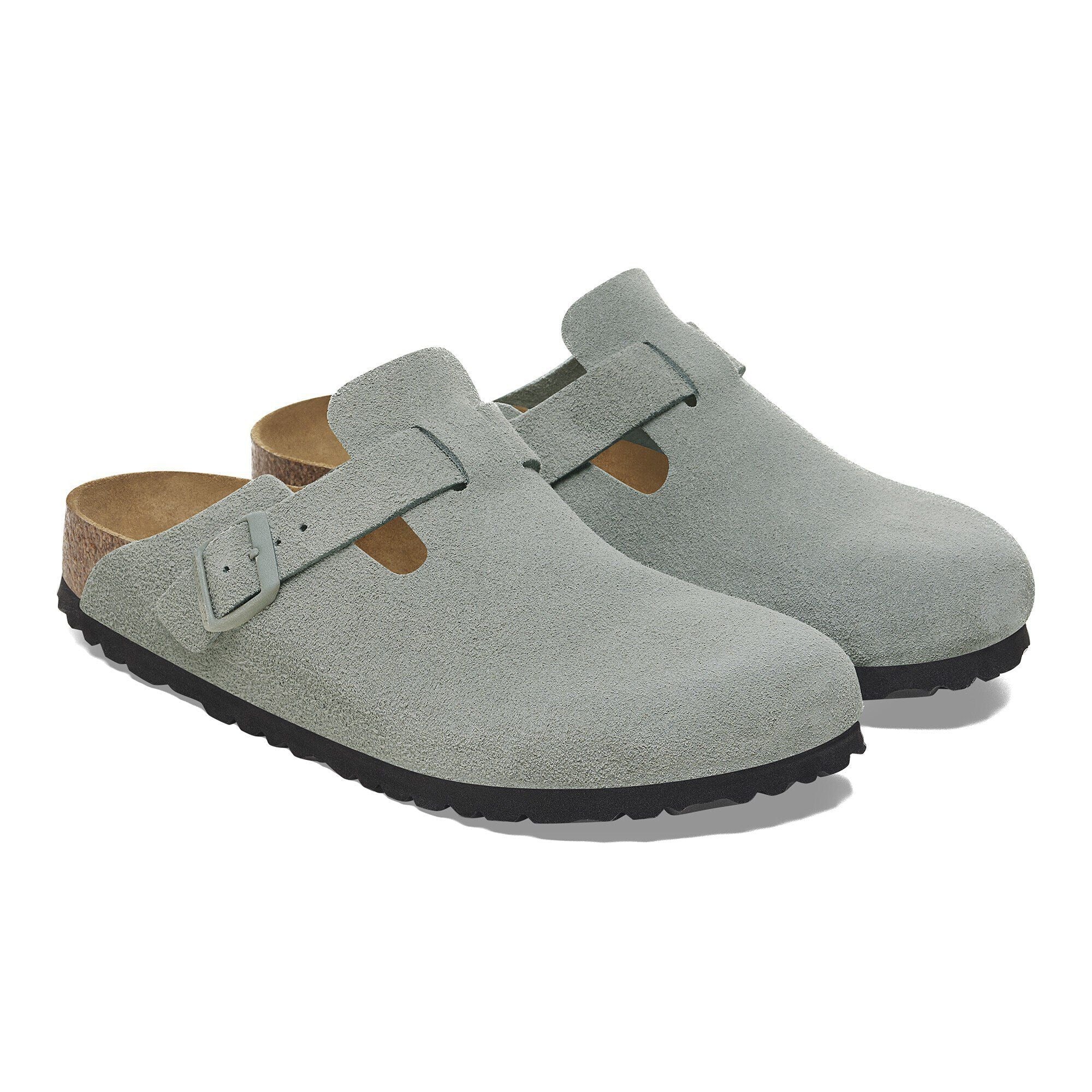 Boston | Soft Footbed | Suede | Pure Sage
