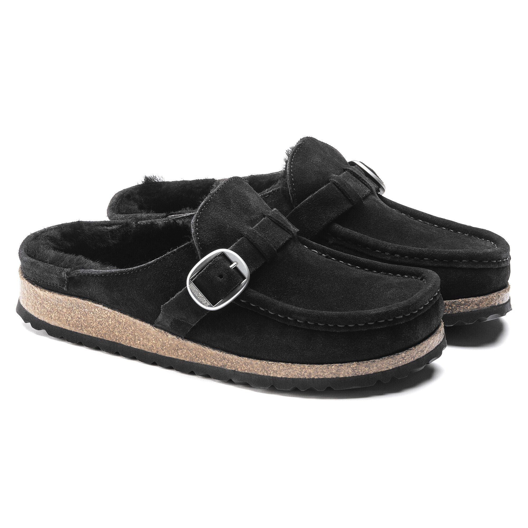 Buckley Shearling | Suede | Black