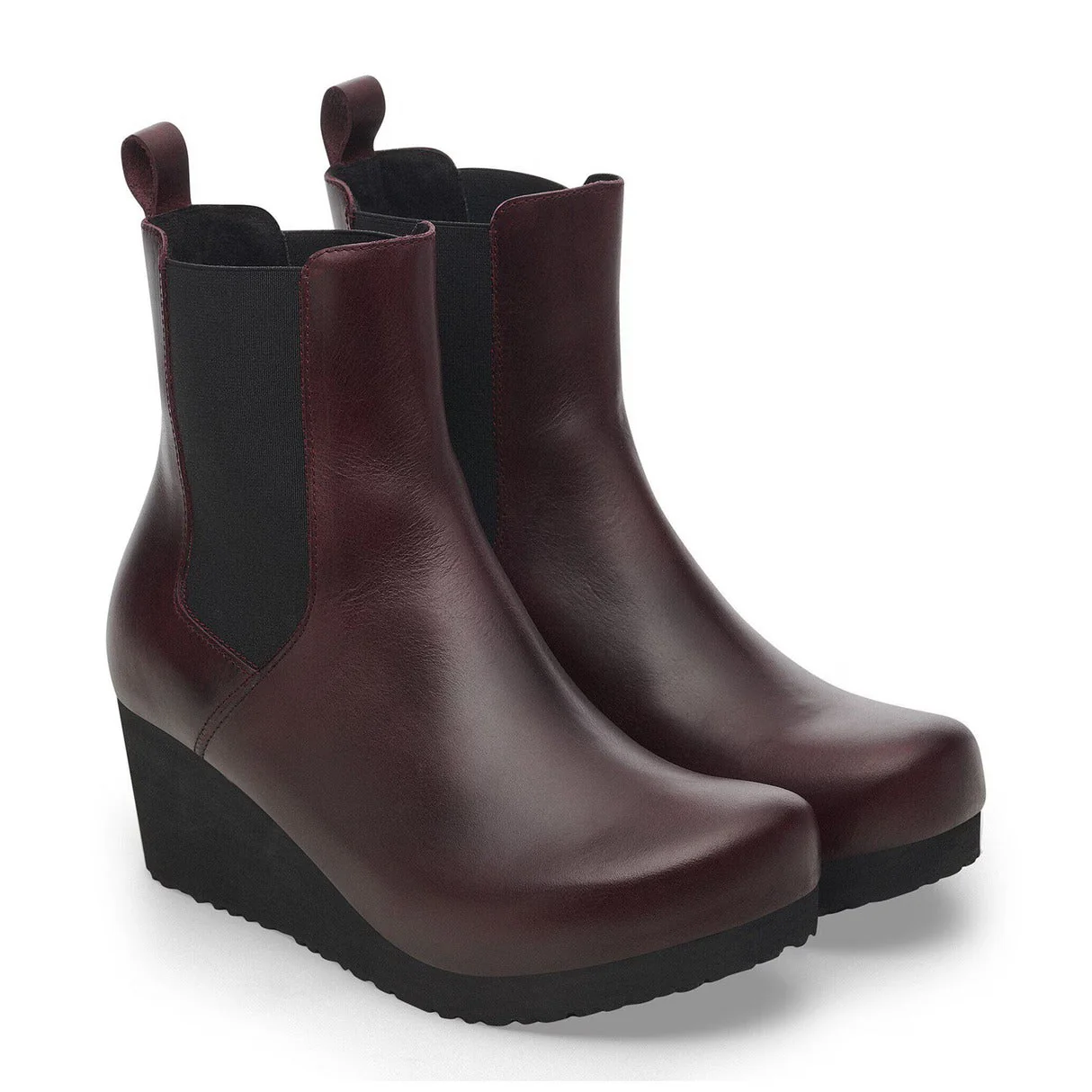 Ebba Slip On | Leather | Zinfandel