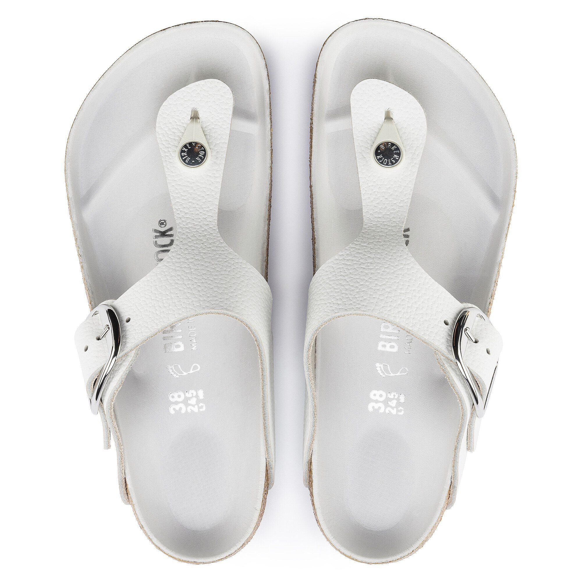 Gizeh Big Buckle | Leather | White - Image 4