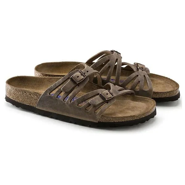 Granada | Soft Footbed | Oiled Leather | Tobacco