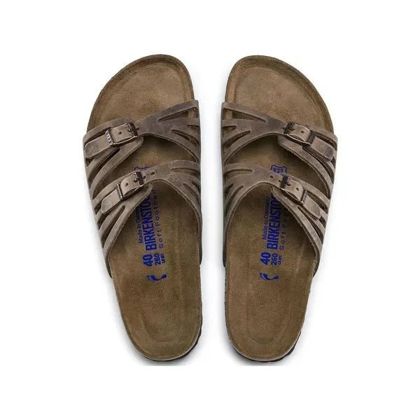 Granada | Soft Footbed | Oiled Leather | Tobacco - Image 2