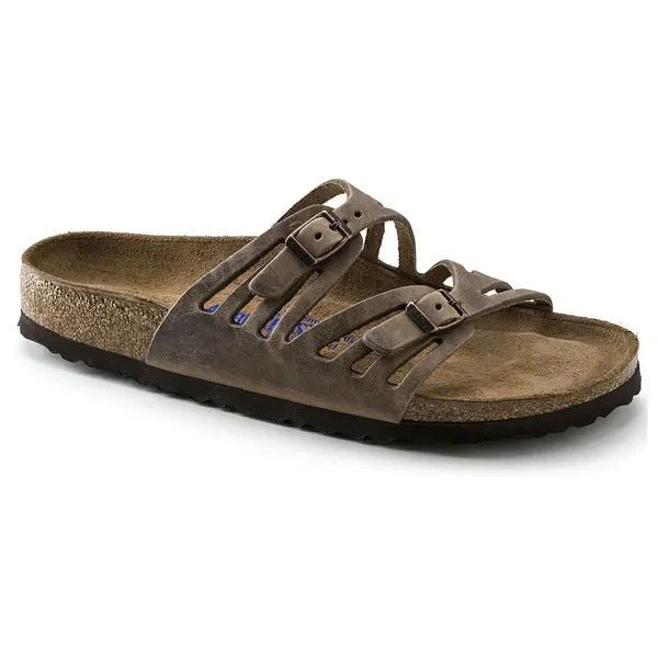 Granada | Soft Footbed | Oiled Leather | Tobacco - Image 4