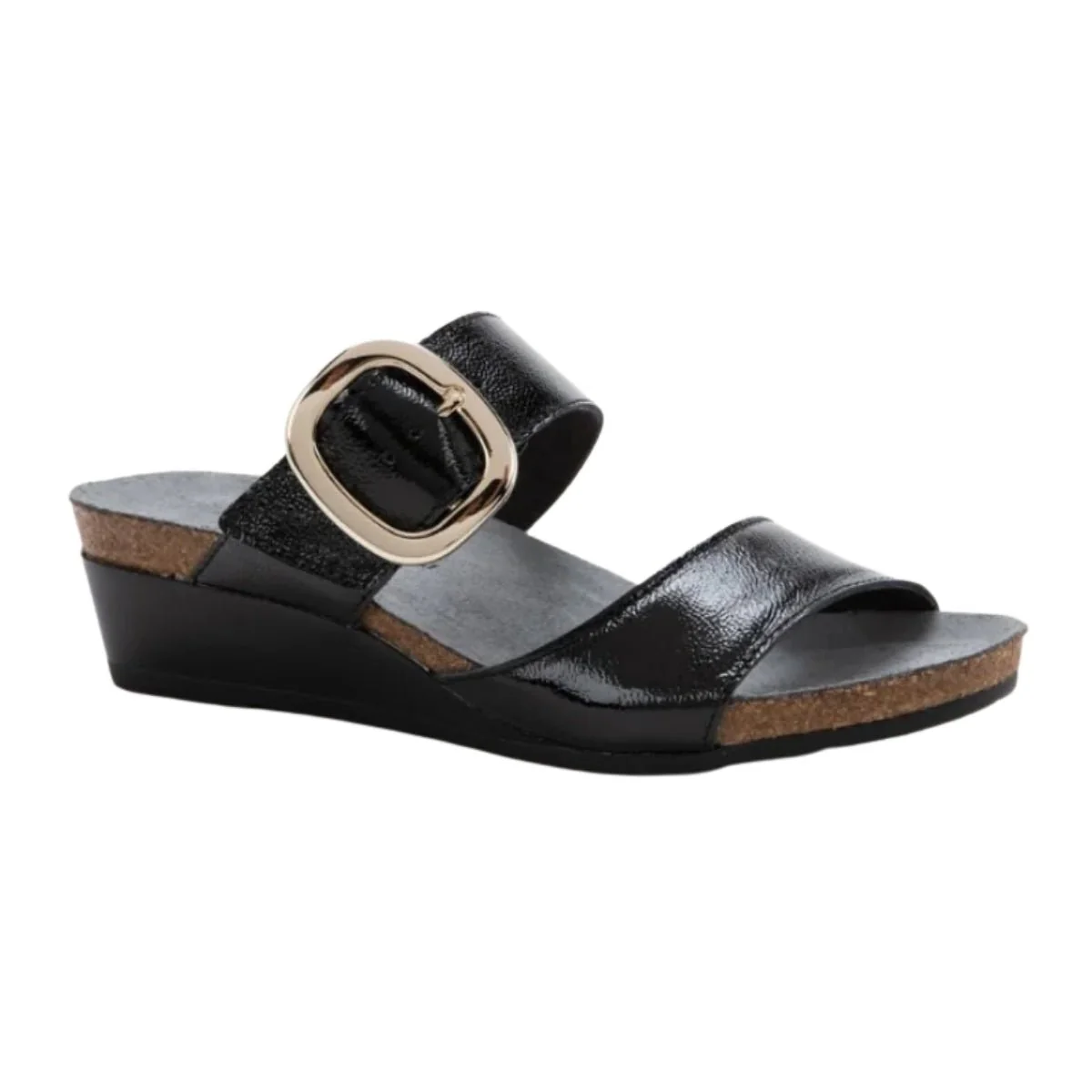 Magic | Crinkle Patent Leather | Black
