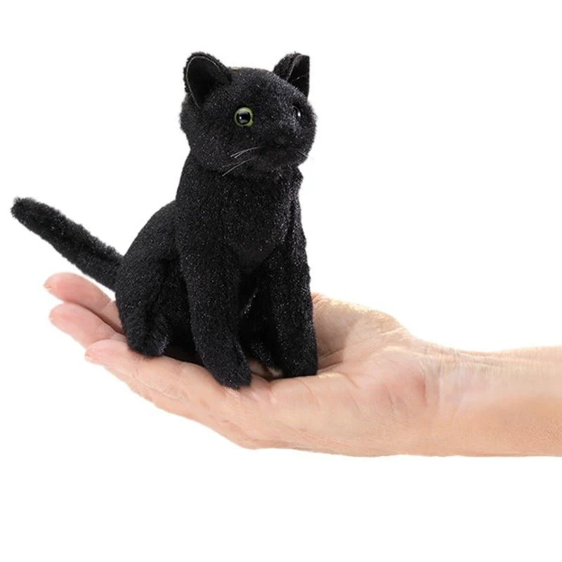 Mini Black Cat Puppet - Image 3
