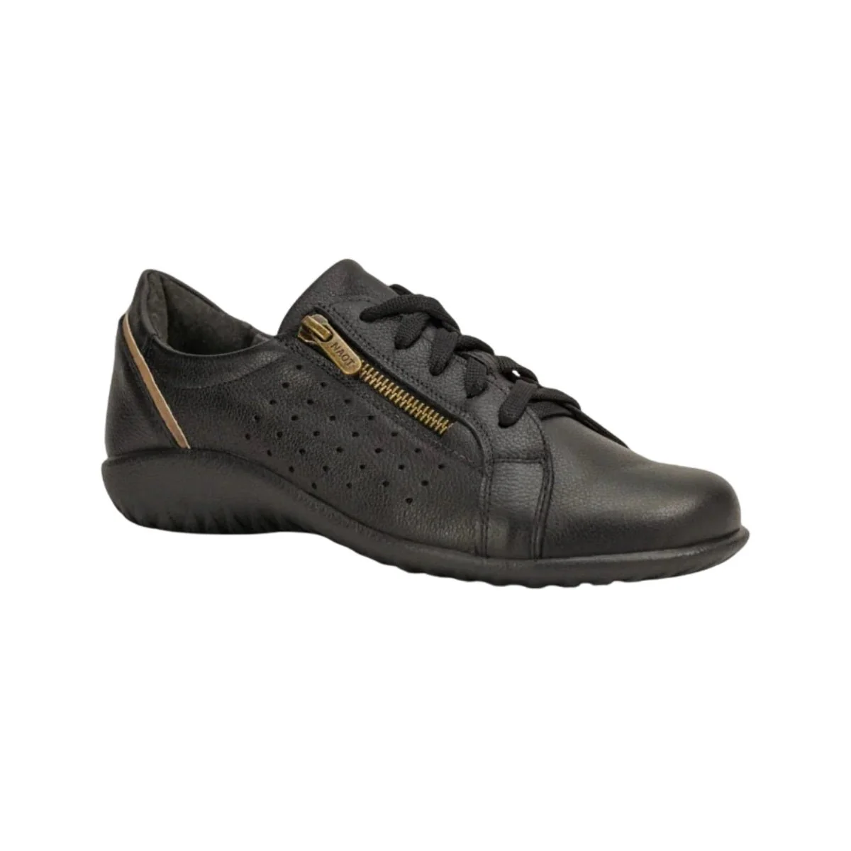 Moko | Leather | Soft Black/Khaki Beige