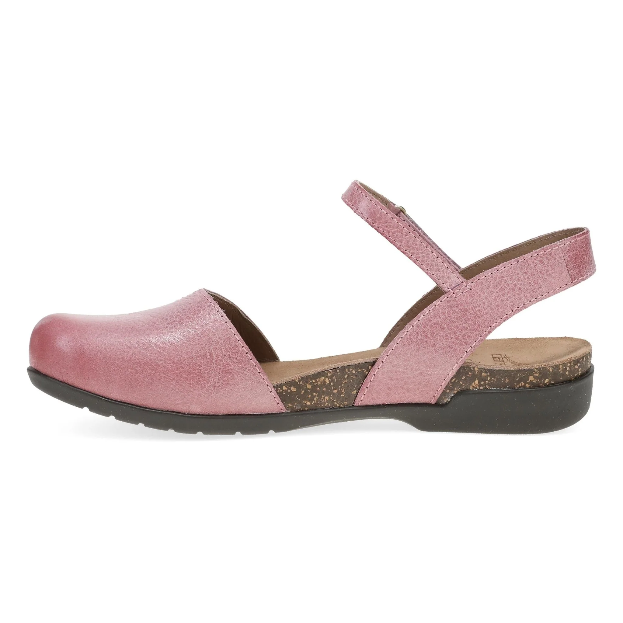 Rowan | Milled Burnished Leather | Pink - Image 4
