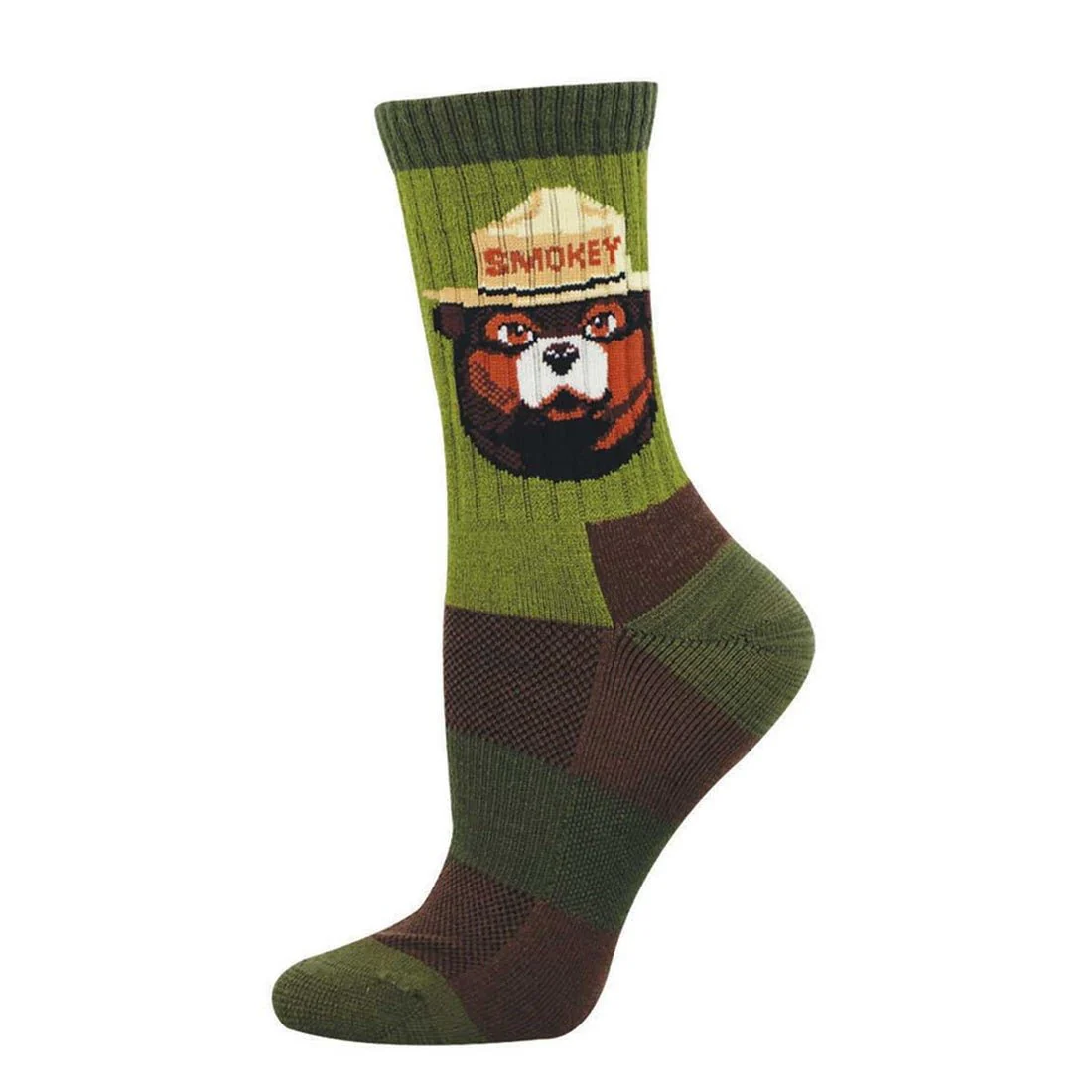 Smokey Bear Portrait | Merino Wool | Women | Green