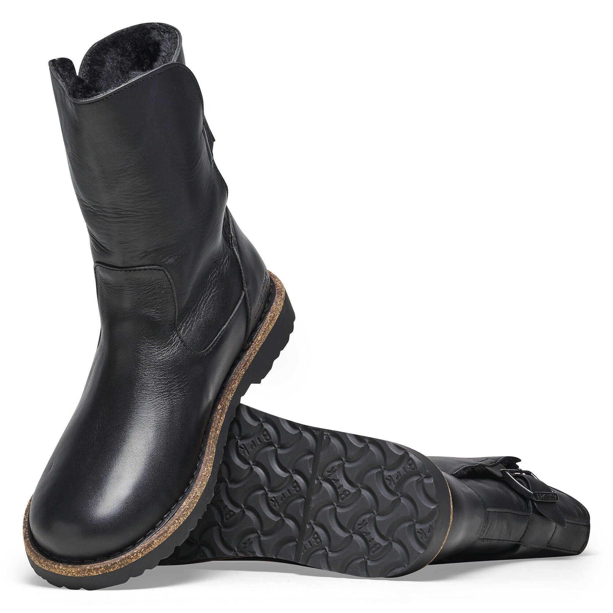 Uppsala Shearling | Leather/Shearling | Black - Image 6