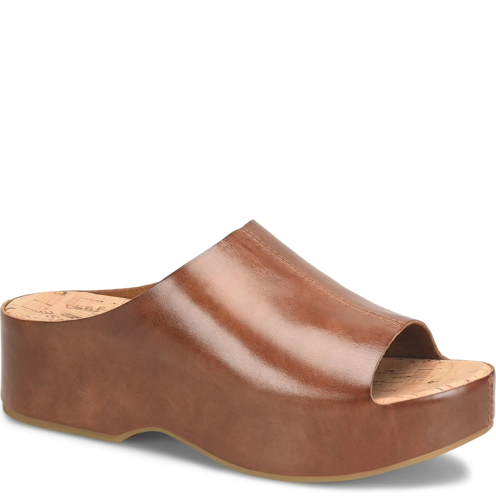 Yazmin | Leather | Dark Brown Cognac