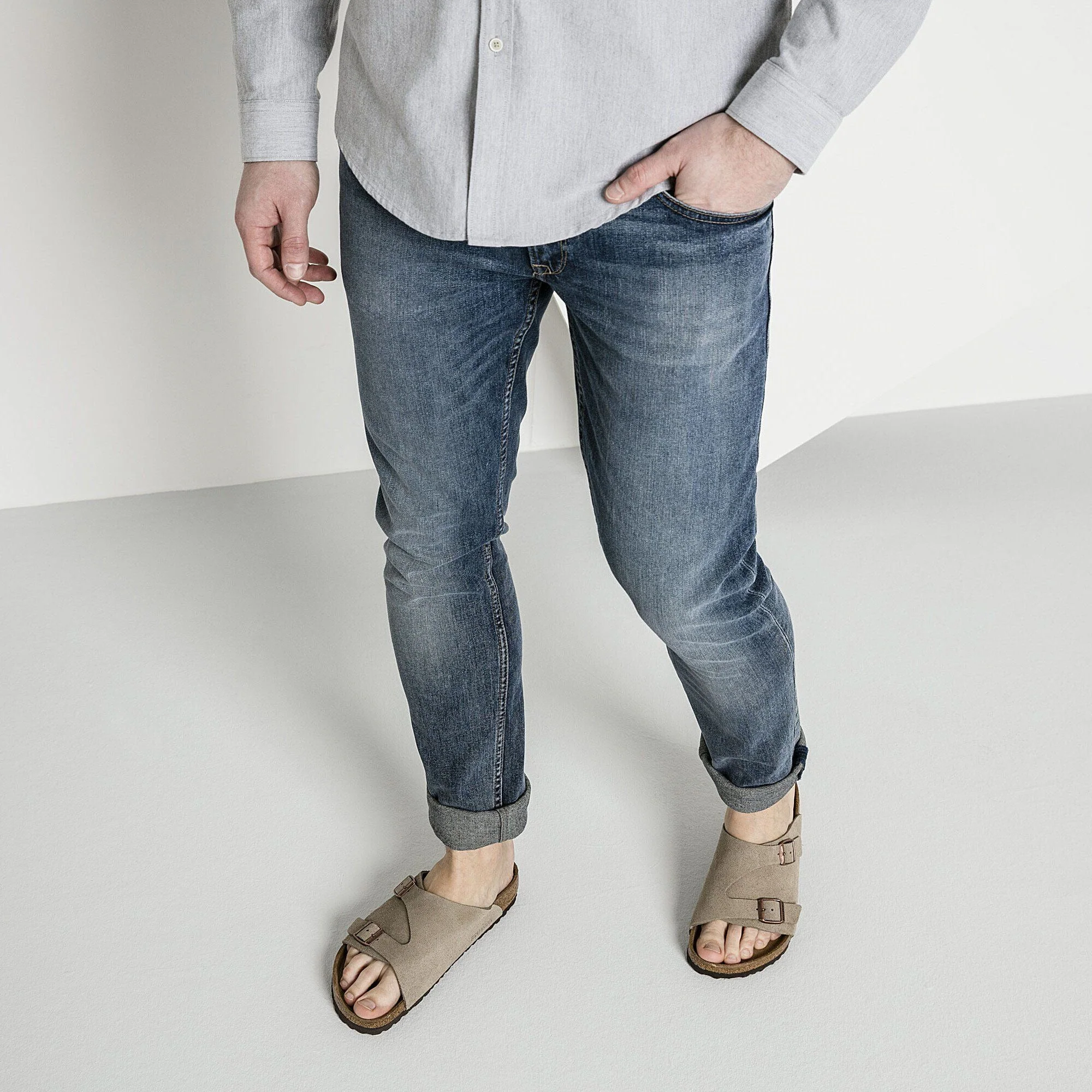 Zurich | Suede | Taupe - Image 2